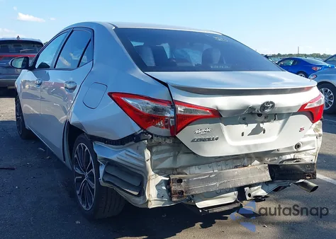 2014 Toyota Corolla S z USA, uszkodzony, nr VIN 5YFBURHE0EP061203